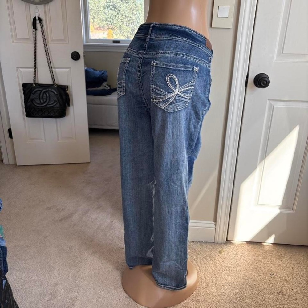 Y2K 2000s wallflower Bootcut Jeans‎ Embroidered Back